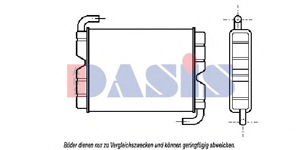 279000N AKS+DASIS Heat Exchanger, interior heating