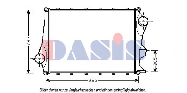 287006N AKS+DASIS Ladeluftkühler