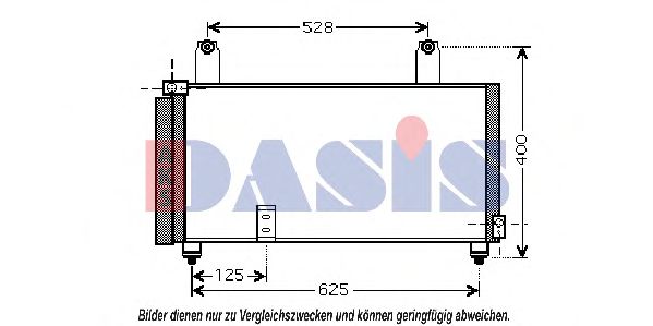 322015N AKS+DASIS Condenser, air conditioning