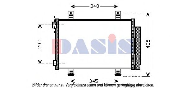 322023N AKS+DASIS Condenser, air conditioning