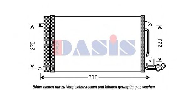 332000N AKS+DASIS Air Conditioning Condenser, air conditioning