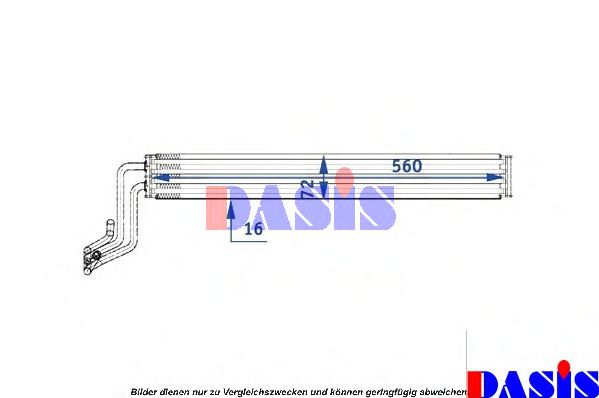 486004N AKS+DASIS Steering Oil Cooler, steering system