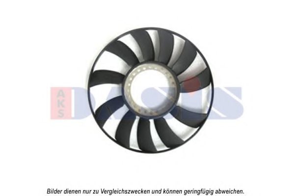 488000N AKS+DASIS Fan Wheel, engine cooling