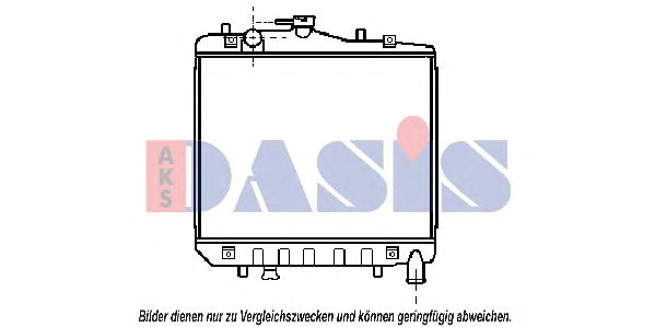 510013N AKS+DASIS Radiator, engine cooling