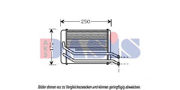 516002N AKS+DASIS Heating / Ventilation Heat Exchanger, interior heating