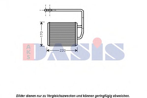 519008N AKS+DASIS Heating / Ventilation Heat Exchanger, interior heating
