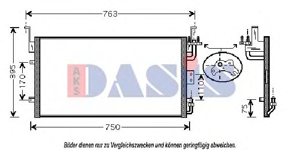 562006N AKS+DASIS Condenser, air conditioning