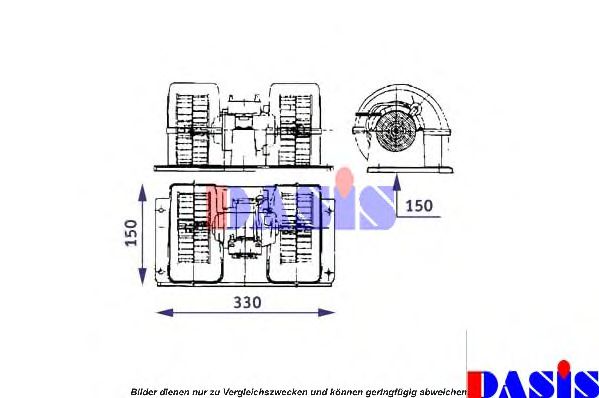 740491N AKS+DASIS Heating / Ventilation Interior Blower