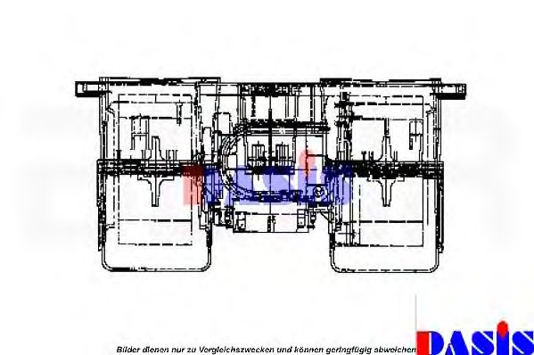 740540N AKS+DASIS Heating / Ventilation Interior Blower