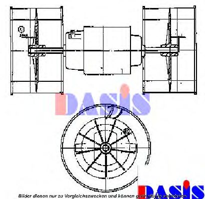 740910N AKS+DASIS Heating / Ventilation Interior Blower