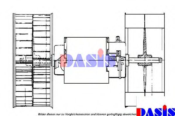 741590N AKS+DASIS Heating / Ventilation Interior Blower