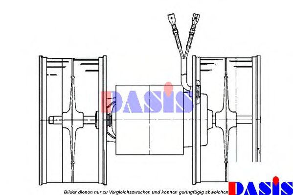 741600N AKS+DASIS Heating / Ventilation Interior Blower