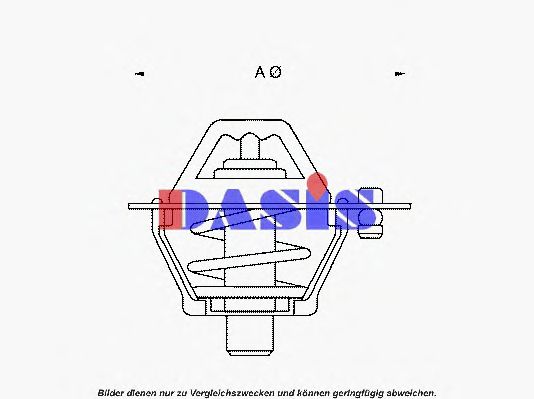 750329N AKS+DASIS Cooling System Thermostat, coolant