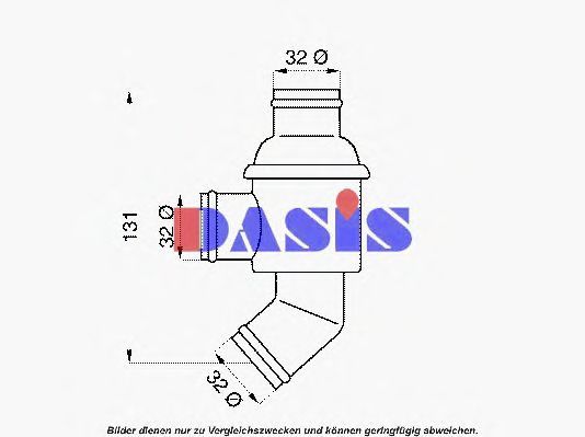 750394N AKS+DASIS Cooling System Thermostat, coolant