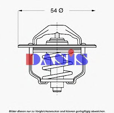 750744N AKS+DASIS Cooling System Thermostat, coolant