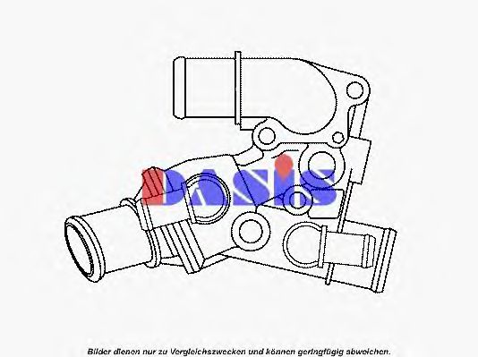 751827N AKS+DASIS Cooling System Thermostat, coolant