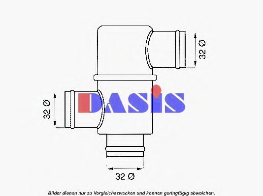 751830N AKS+DASIS Cooling System Thermostat, coolant
