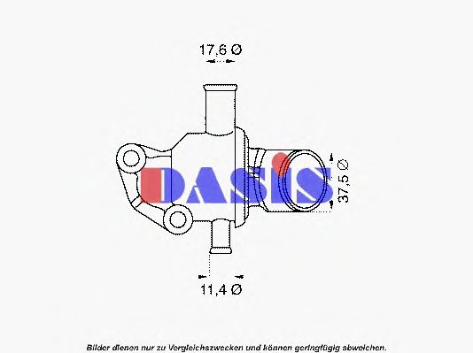 751837N AKS+DASIS Cooling System Thermostat, coolant
