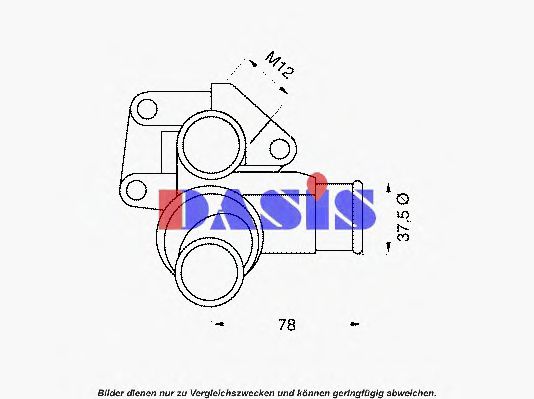 751838N AKS+DASIS Cooling System Thermostat, coolant