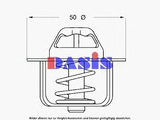 751846N AKS+DASIS Cooling System Thermostat, coolant