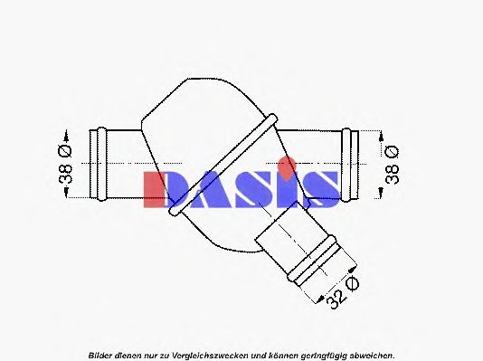 751959N AKS+DASIS Cooling System Thermostat, coolant