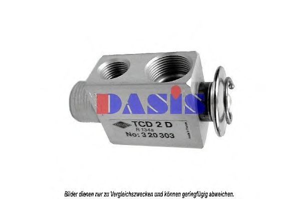 840077N AKS+DASIS Air Conditioning Expansion Valve, air conditioning