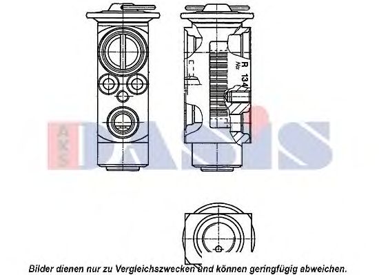 840135N AKS+DASIS Air Conditioning Expansion Valve, air conditioning