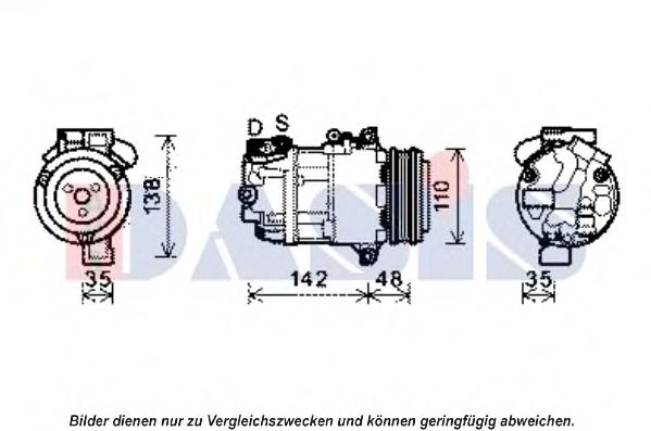 851911N AKS DASIS Compressor, air conditioning