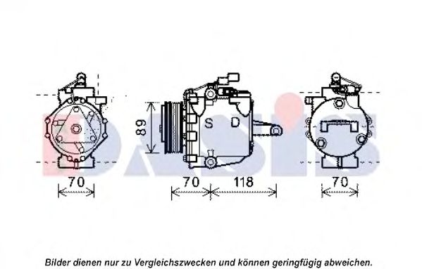 851965N AKS+DASIS Air Conditioning Compressor, air conditioning