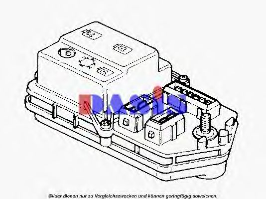860043N AKS+DASIS Air Conditioning Relay, air conditioning