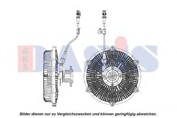 268062N AKS+DASIS Cooling System Clutch, radiator fan
