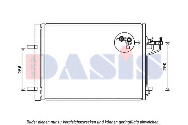 092058N AKS+DASIS Condenser, air conditioning