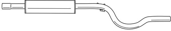 SG22413 AKS+DASIS Mittelschalldämpfer