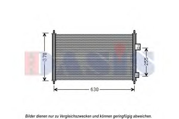 102034N AKS+DASIS Air Conditioning Condenser, air conditioning