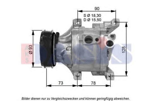 852675N AKS+DASIS Air Conditioning Compressor, air conditioning