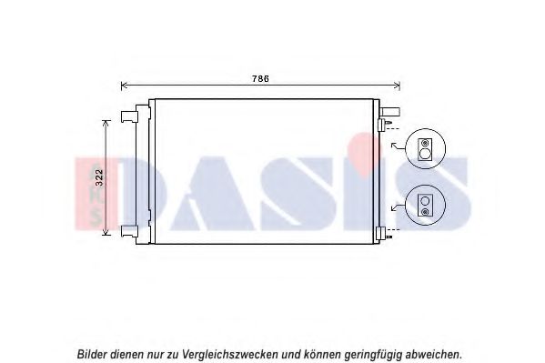 162014N AKS+DASIS Condenser, air conditioning