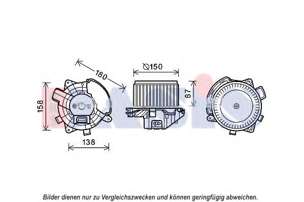 088047N AKS+DASIS Heating / Ventilation Interior Blower