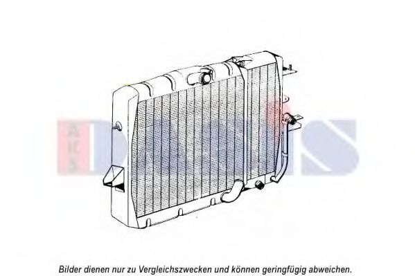 120107N AKS+DASIS Cooling System Radiator, engine cooling