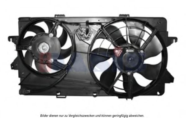 098122N AKS+DASIS Cooling System Fan, radiator