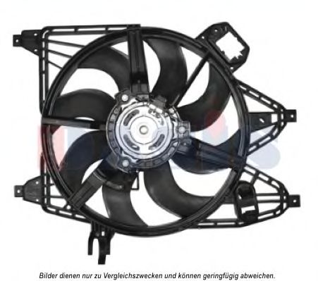 188028N AKS+DASIS Cooling System Electric Motor, radiator fan
