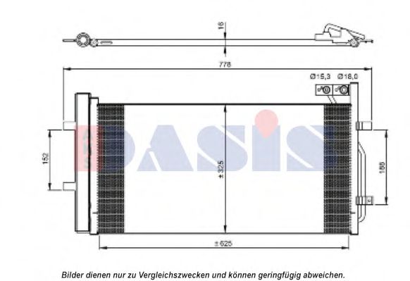 482029N AKS+DASIS Condenser, air conditioning