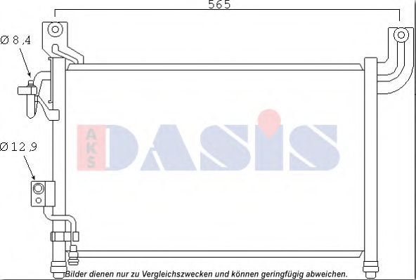092062N AKS+DASIS Condenser, air conditioning