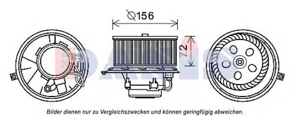 188051N AKS+DASIS Heating / Ventilation Interior Blower