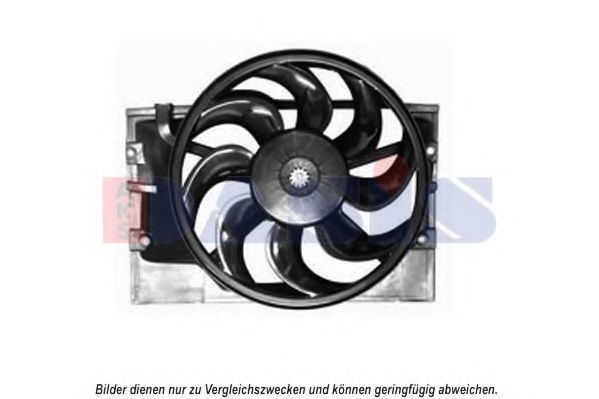 058078N AKS+DASIS Cooling System Fan, radiator