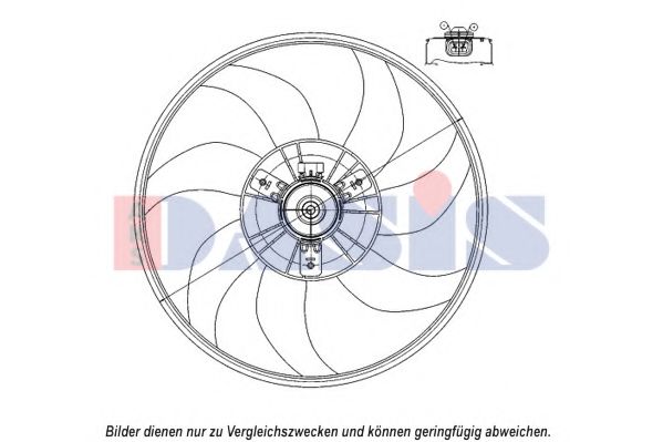 158109N AKS+DASIS Fan, radiator