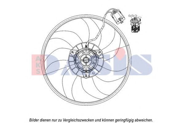 158111N AKS+DASIS Cooling System Fan, radiator