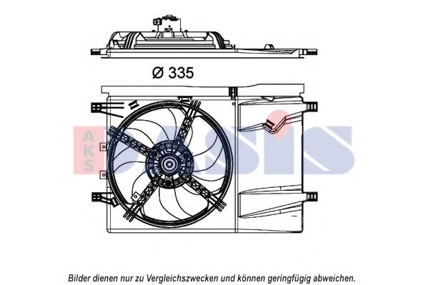 088116N AKS+DASIS Cooling System Fan, radiator