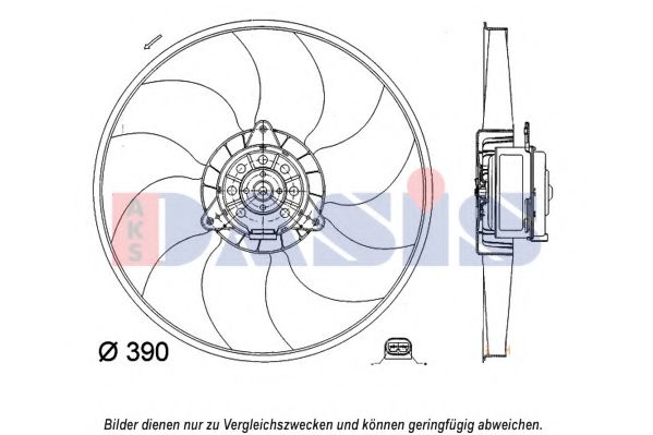 188059N AKS+DASIS Cooling System Fan, radiator