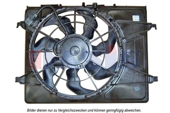518070N AKS DASIS Fan, radiator