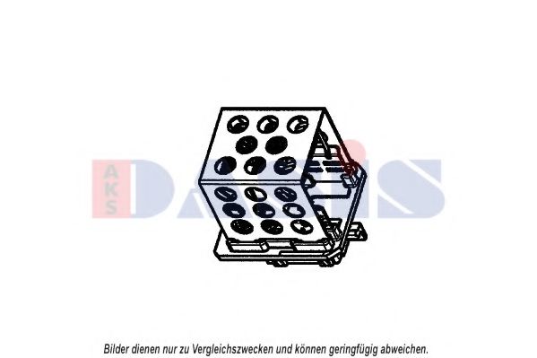 700100N AKS DASIS Resistor, interior blower